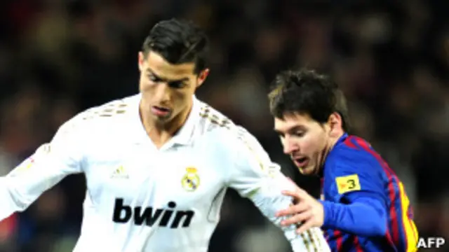 Messi và Ronaldo đã chạm chán nhiều ở La Liga và Champions League.