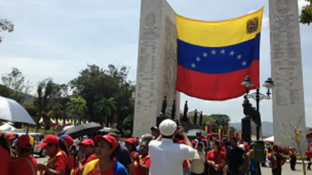 Simpatizantes de Chávez