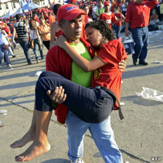 Simpatizantes de Chávez