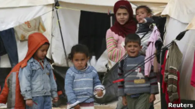 لاجئون سوريون 