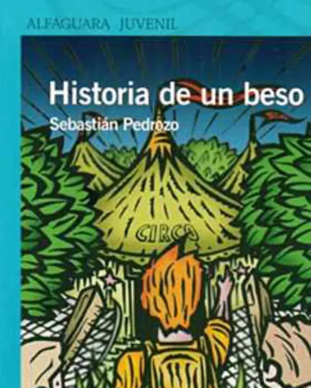 Portada de "Historia de un beso" de Sebastián Pedrozo