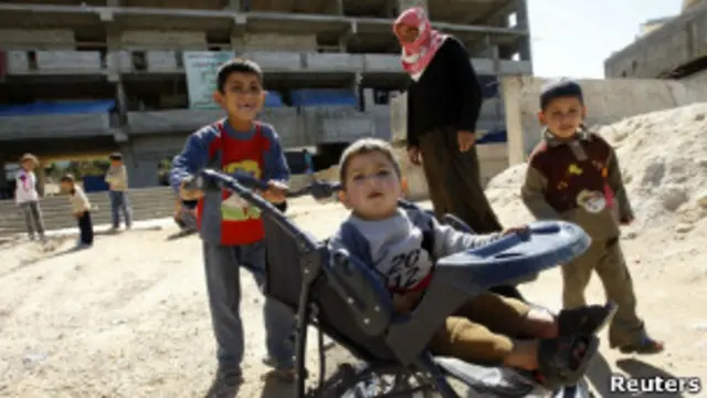 Сирийские беженцы в Ливане