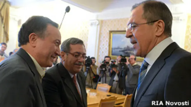 Сергей Лавров и сирийцы