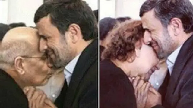 منتقدو الرئيس الايرايني اعتبروا ما رأوه سلوك غير مناسب