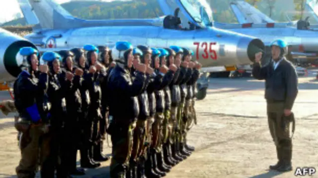 Северокорейские военные летчики