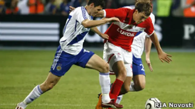 "Спартак" против киевского "Динамо"