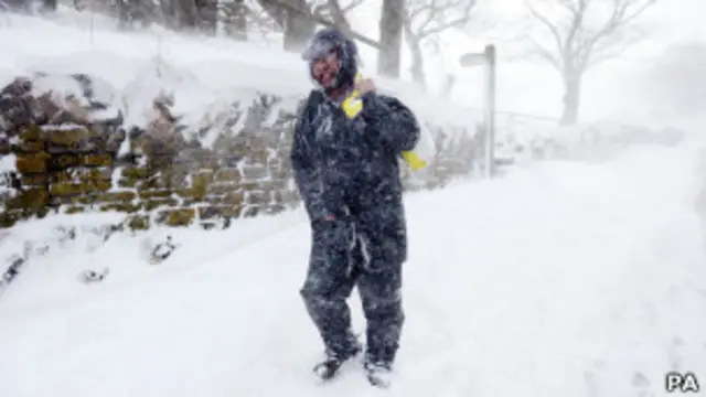 Сніжна весна в Британії