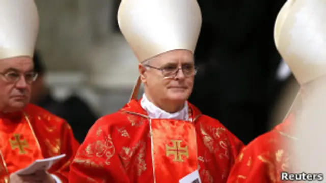 Dom Odilo Scherer, ao centro (Reuters)