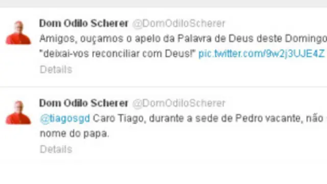 Presença de Odilo Scherer nas mídias sociais conta a seu favor