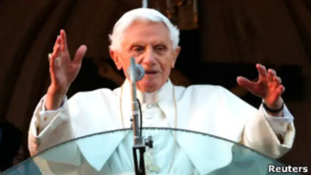 البابا يلقي عظة