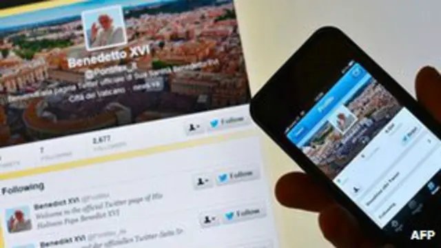 Tin về tân giáo hoàng được tweet từ tài khoản @pontifex, cũng là nội dung đầu tiên được tweet kể từ khi Đức Benedict thoái vị