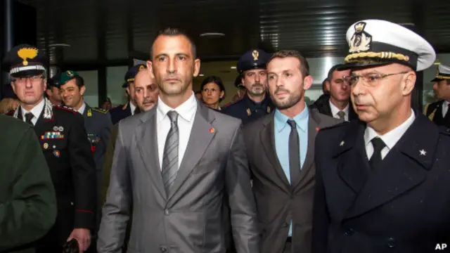 Massimiliano Latorre dan Salvatore Girone 