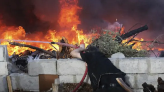 اطلاعات کے مطابق مکان میں آگ حادثاتی طور پر لگی 