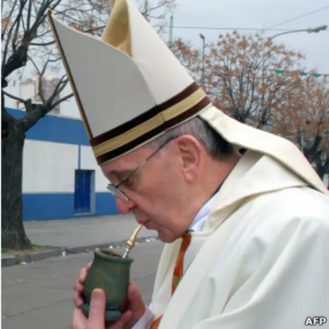 O cardeal Mario Jorge Bergoglio