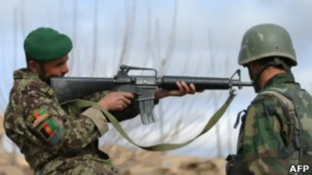 Солдат Афганской национальной армии