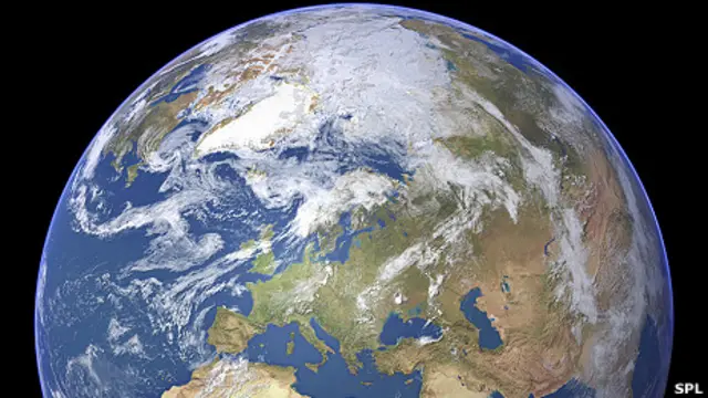 Imagen de satélite de la Tierra