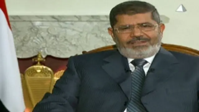 الرئيس مرسي في خطابه التلفزيوني 
