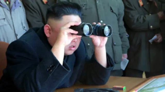 الزعيم الكوري الشمالي كيم جونغ أون