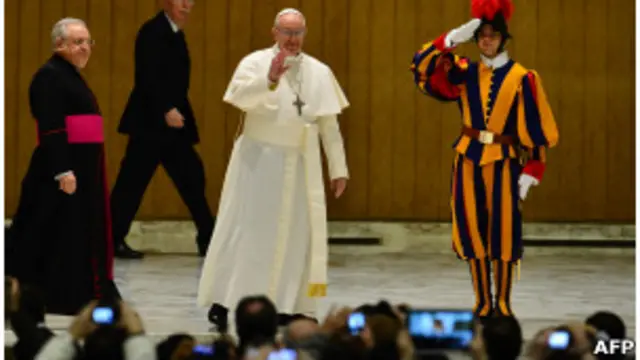 В ходе папской аудиенции