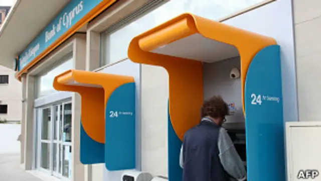 Cajero automático en Chipre