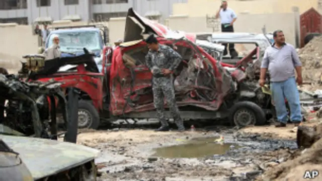 На месте взрыва