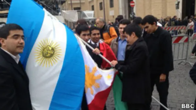 Grupo de argentinos (Foto BBC)