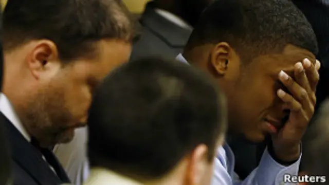 Обвиняемые после оглашения приговора