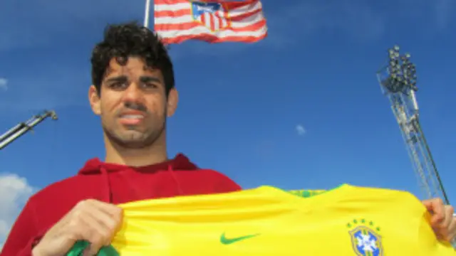 Diego Costa (Fernando Kallás / BBC Brasil)