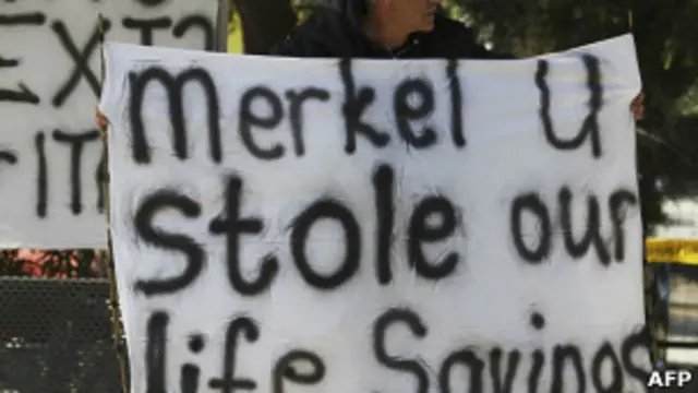 يمثل حجم الناتج القومي القبرصي ربع حجم الودائع المالية في بنوكها