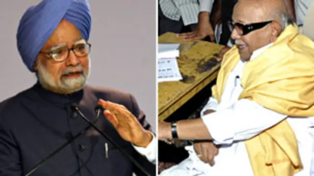 मनमोहन सिंह, करुणानिधि