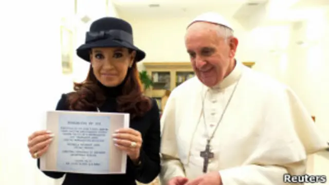 Киршнер и Папа Франциск