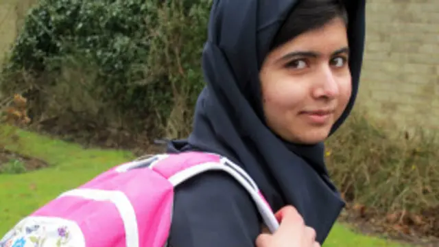 ملالہ یوسفزئی کو گزشتہ سال اکتوبر میں طالبان نے فائرنگ سے نشانہ بنایا تھا