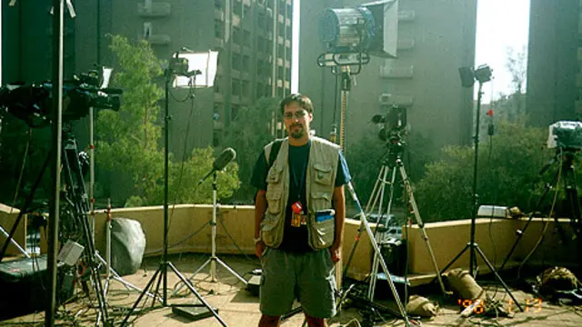 Matías Zibell en Irak