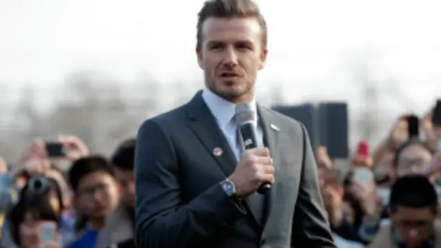 David Beckham gặp gỡ học sinh Trung Quốc