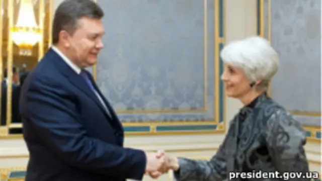 Віктор Янукович та Венді Шерман