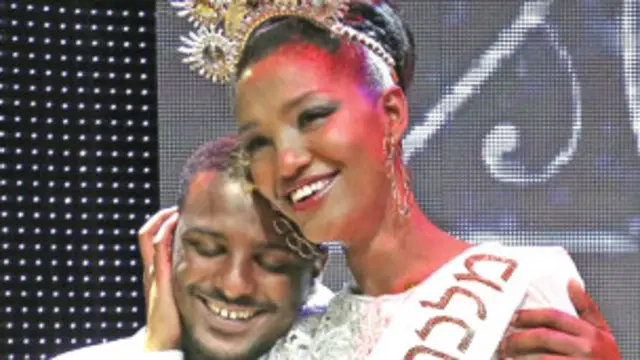  توجت الشهر الماضي كأول ملكة جمال سمراء في إسرائيل