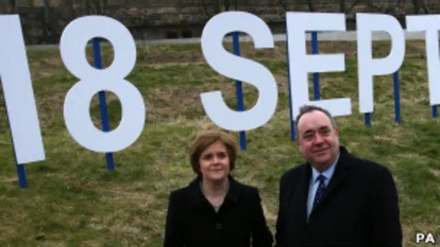 Алекс Салмонд и Никола Стерджен