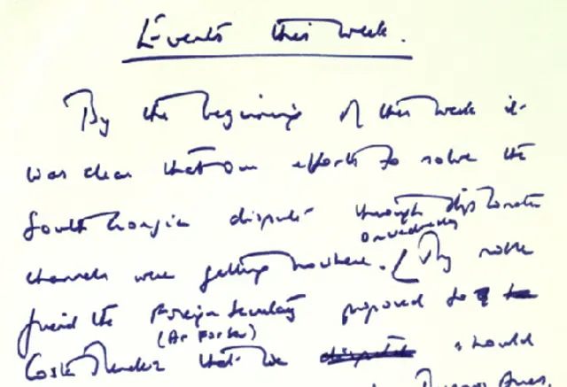 Discurso de Thatcher