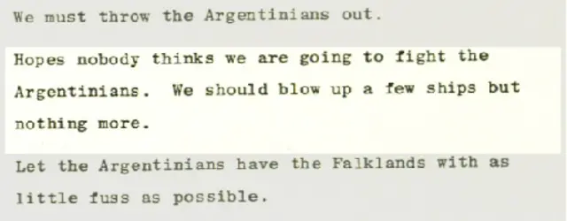 Documento sobre hundimiento de barcos