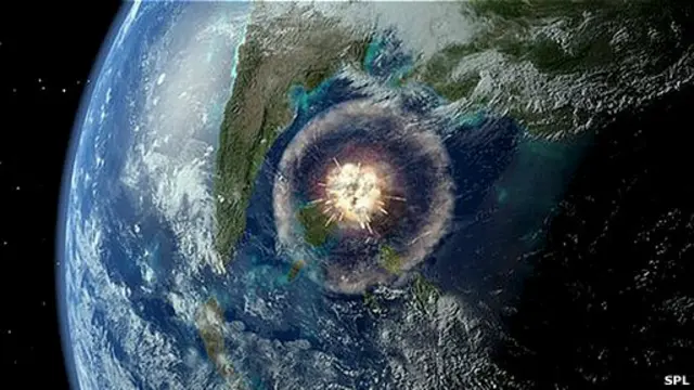 Impacto de cometa en la tierra