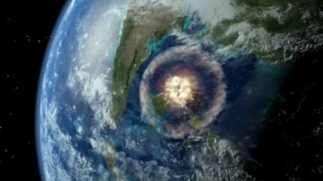Chicxulub kraterine yol açan asteroid çarpması