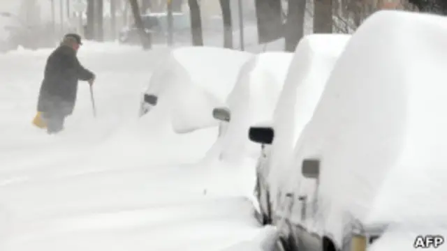 Снегопад на Украине