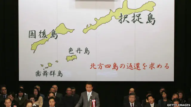 Япония продолжает считать острова Южной Курильской гряды своими