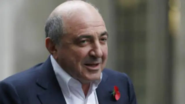 Ông Berezovsky khi ở Anh