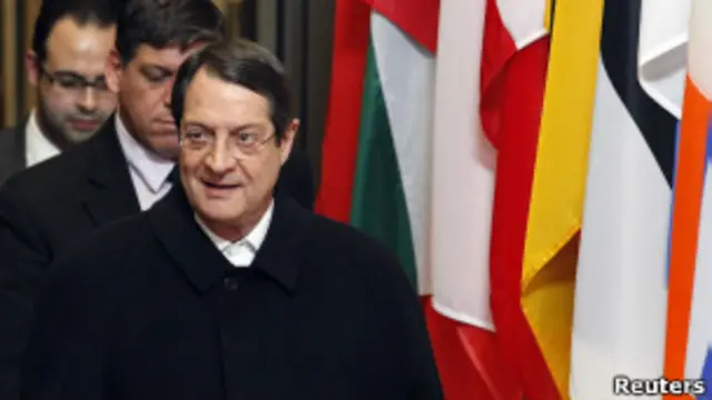 اناستاسيادس انتخب رئيسا لقبرص في فبراير/شباط.