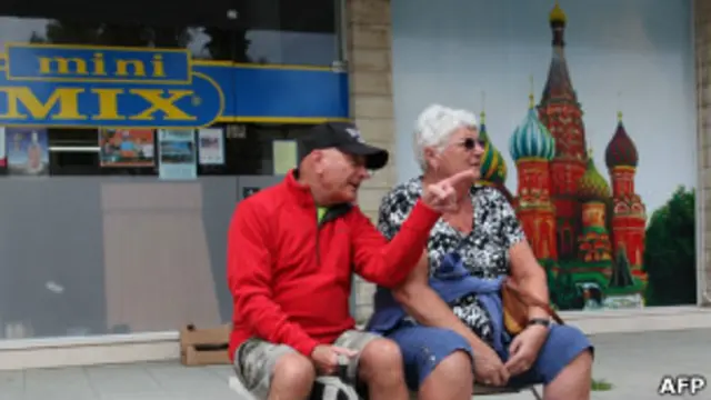 Британские туристы в Лимассоле