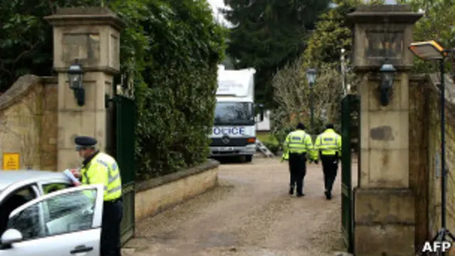 Полицейское оцепление в Аскоте