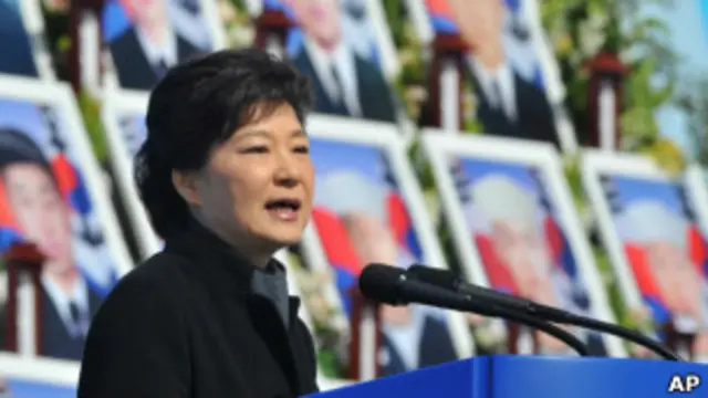 قالت بارك إن بلادها سترد على اي استفزاز شمالي