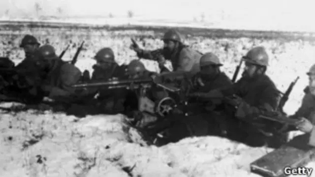 Французские солдаты на фронте