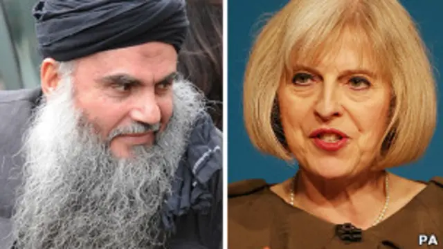 ابوقطادہ اور برطانوی وزیرِ داخلہ ٹیریسا مے
